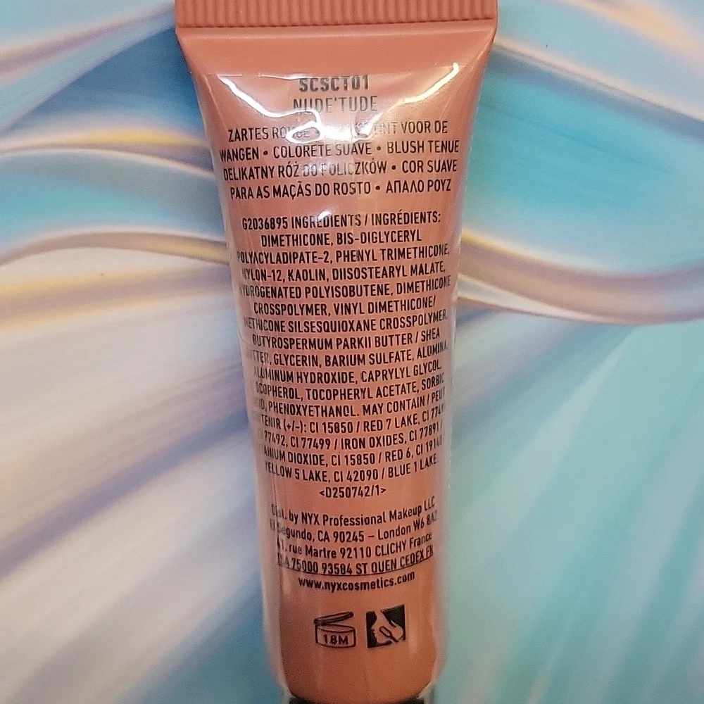 NYX Sweet Cheeks Soft Cheek Tint 12ml New Sealed Tube - Nude Tude